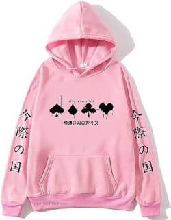 Alice in Borderland Hoodies Männer Cartoon Karten Sweatshirt Harajuku Grafik Streetwear Frauen Anime Tops Männer Kleidung - Geschenk von YILILK