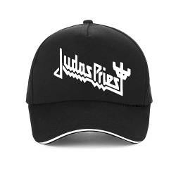 Baseballmütze Judas Priest Cap Heavy Metal Band Baseball Cap Herren Damen Hochwertige Hip Hop Snapback Cap Fashion Stage Hip Hop Hut Geschenk für Männer und Frauen von YILILK