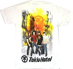 Tokio Hotel Burning City White T Shirt White XL von YILIN