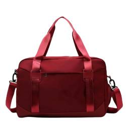 YIMAISZQ handgepäck Tasche Fitness Bag Hand -Lifting Reisetasche Sport Rucksack Schwimmbeutel-Rotwein von YIMAISZQ