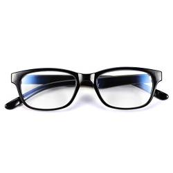 LJIMI Vollrand Gleitsichtbrille Progressives Multifokal Lesebrille Leicht Multifokus Brille für Damen Herren Lesebrillen Anti-Blaulicht Sehhilfe Retro Lesehilfe Computer Leser Anti Müdigkeit Gläser von YIMI
