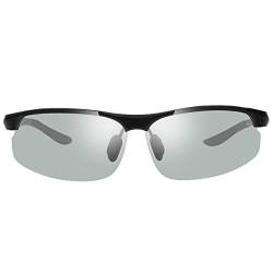Photochrome Polarisierte Sonnenbrille Sportbrille Selbsttönend Fahrradbrille mit UV400 Schutz Brillen Herren Damen für Outdoor-Aktivitäten Radfahren Autofahren Klettern Angeln Skilaufen Golf Laufen von YIMI