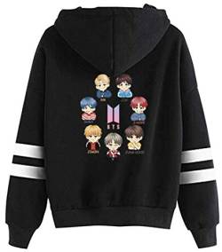 YIMIAO Unisex Musik Fans Hoodie Kapuzenpullover Hip Hop Casual kugelsicher Jugendliga Sweatshirt für Herren Damen(L) von YIMIAO