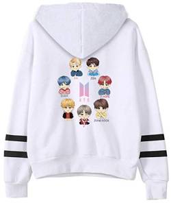 YIMIAO Unisex Musik Fans Hoodie Kapuzenpullover Hip Hop Casual kugelsicher Jugendliga Sweatshirt für Herren Damen(XXS) von YIMIAO