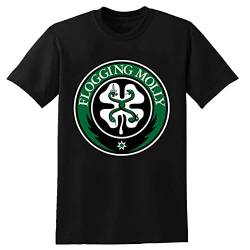 Flogging Molly T-Shirt Unisex Men Tee Shirt Black L von YINGHUA