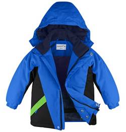 Jungen Winter Wasserdicht Winddicht Leichtgewichtige Jacke Funktionelle Outdoor Jacke mit Kapuze Warm Kinder Größen 13 Blau von YINGJIELIDE