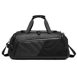 Gym Duffle Bag, wasserdichte Sportreise-Wochenendtasche, Sportreisetaschen mit Schuhfach, Gym Duffle Bag for Männer und Frauen von YIORYO