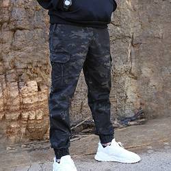 YIYINGSI Herren wasserdichte Taktische Hose - Camouflage Military Multi-Pocket Casual Jogger Pant, Pendler Cargohose Elastisch Atmungsaktiv Streetwear,2,Xs von YIYINGSI