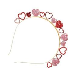 Einzigartiges Herz-Haarband, Valentinstag-Stirnband für Mädchen, modische Aufführungen, Show, Hochzeit, Party, Schmuck, Stirnband, Damen-Stirnbänder für Mädchen von YIZITU