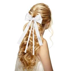 Elegante Haarnadeln, doppellagig, Schleife, Haarspangen für Damen und Mädchen, Doppelband, Haarspangen, Pferdeschwanz-Clip, Zubehör, Haarspangen von YIZITU