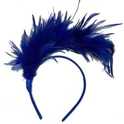 Flapper-Feder-Stirnband, Feder-Stirnband, Burlesque-Kopfbedeckung mit Federn, Flapper-Kopfschmuck, Mardi Gras, Flapper, Kopfschmuck für Damen von YIZITU