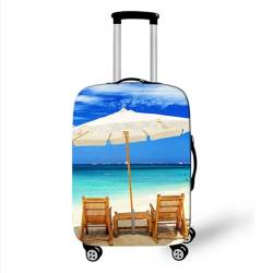 Elastisch KofferhüLle 3D Buntes Reise KofferschutzhüLle GepäCk Cover Reisekoffer HüLle Schutz Bezug SchutzhüLle Waschbare Reisetasche Kofferbezug Spandex Koffer-Abdeckung (Style 5, XL(29-32inch)) von YJSZY