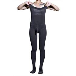 YJZQ Sexy Männer Unterwäsche Herren Transparent Strumpfhose mit Penishülle Unterwäsche Leggings Stockings Pantyhose Tight Männer Gay von YJZQ