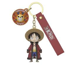 YJacuing Anime One Piece Fish Man Island Saga Collection Blind Box Charm, niedlicher Sammlerst?ck PVC-Schl?sselanh?nger, Luffy, Medium von YJacuing