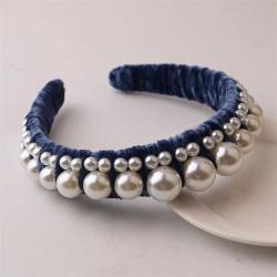 Stirnband, Haarbänder, Haarreifen, Damen-Haarbänder, süße Armbänder for Frauen, Perlen-Stirnbänder, Haar-Accessoires (Color : TS 3105 2, Size : One Size) von YJzhAHanG