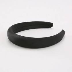 Stirnband, Haarbänder, gepolsterte Stirnbänder for Frauen, breite Lünette, dicker Samt-Haarreifen, Schwamm, rutschfestes Haarband, Haar-Accessoires (Color : 73, Size : One Size) von YJzhAHanG