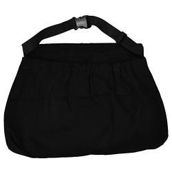 YLSZHY Outdoor-Futtertasche, Einfache Einfarbige Obstpflücktasche, Tasche an der Taille Montierte Werkzeugtasche, Dschungelbeeren-Aufbewahrungstasche, Camping-Aufbewahrungstasche(Schwarz) von YLSZHY