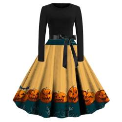 YNIEIAA Halloween Kleider Damen Rot V-Ausschnitte Kurzarm Halloween Kostüm Vampir Plissee Tutu Skirt Film Verkleidung Anzug für Mädchen für Bankett von YNIEIAA