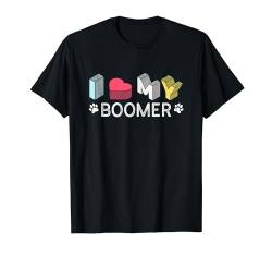 Boomer Personalisierter Hund Name Boomer Pet Lover T-Shirt von YO MINUS