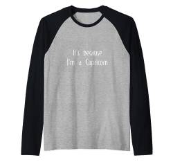 Steinbock Sternzeichen-Geschenk Spruch Astrologie Lustig Fun Raglan von YO! Zodiac Sign