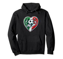 Italienisches Banner Fan Italien Flagge Herzform Kunst Pullover Hoodie von YO!