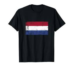 Niederlande Niederländische Flagge Geschenk Fußball-Fan T-Shirt von YO!
