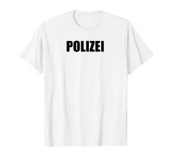 Polizei Design Herren Damen Kinder Polizei-Kostüm Karneval T-Shirt von YO!
