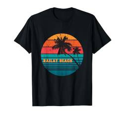 Retro Railay Beach Thailand Urlaub Geschenk Fern-Reisen T-Shirt von YO!