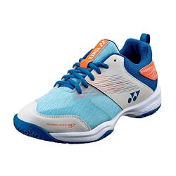 YONEX Power Cushion 37 Men, weiß/blau - weiß/blau, (45, weiß/blau) von YONEX