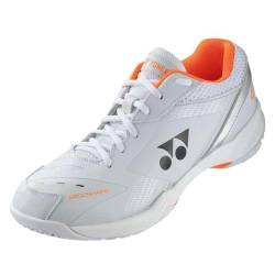 YONEX Power Cushion 65 X Unisex-Erwachsene Sneaker, Weiß/Orange, 42 EU von YONEX