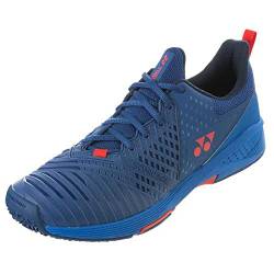 YONEX Unisex Power Cushion Sonicage 3 Clay Shoes EU 45, Marineblau von YONEX