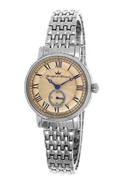 YONGER&BRESSON Damen Multi Zifferblatt Quarz Uhr mit Edelstahl Armband DMC 077/EM von YONGER&BRESSON