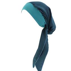 YONKOUNY Kopfbedeckung Chemo Damen Elegante Sommer Elastic Bandana Kopftuch Wrap Headscarf Beanie Hut Kopftuch Schal Turban für Haarverlust Krebs Chemotherapie (#6) von YONKOUNY