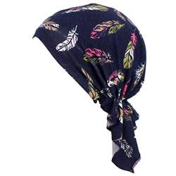 YONKOUNY Kopftuch Turban Damen Eleganter Elastic Muslim Bandana Hat Wrap Kopfbedeckung Schal Mützen Headscarf Fur Haarverlust Chemotherapie von YONKOUNY