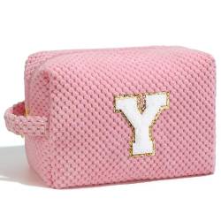 YOOLIFE Valentinstagsgeschenke für sie, multifunktionale Make-up-Tasche, Kosmetiktasche, personalisierbar, Geburtstagsgeschenk für Damen, Pink, Large, Y von YOOLIFE