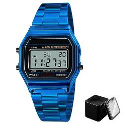 YOPOTIKA Digitale Herren-Armbanduhr, blau, 23x3.5x1.2cm, modisch von YOPOTIKA