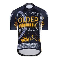 Radtrikot für Herren, Mountainbike-Shirt, Oberteile, Straßenkleidung, Kleidung, Fahrradbekleidung, Ciclismo-Outfit, XXS-6XL, 1HT16, 5XL von YOUALSO