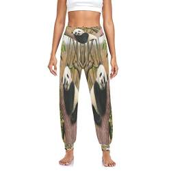 YOUJUNER Damen Haremshose 3D-Tierthema-Panda Yogahose Tanzhose Jogginghose Yoga Pilates Hosen Freizeithosen Yoga Hose von YOUJUNER