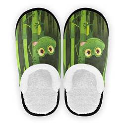 YOUJUNER Herren Damen Hausschuhe Süßer Frosch Slippers für Frauen Kinder Unisex Warme Pantoffeln Indoor Haus Schuhe Bequeme Schlafzimmer Schuhe von YOUJUNER