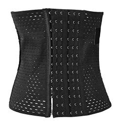 YOUTHINK Frauen Taille Trainer, Lady Frauen Body Shaper Postpartum Abnehmen Gürtel Bustiers Korsetts Waist Trainer Korrektur Körperzubehör Sport Unterbrust Corset (M-Schwarz) von YOUTHINK