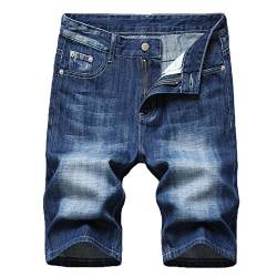 YOUTHUP Herren Shorts Blau Kurze Denim Jeanshose Freizeit Sommer Jeans Shorts von YOUTHUP