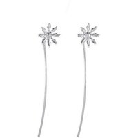 YRIIOMO Ohrhänger-Set Damen-Blumenohrringe, vielseitige Quasten-Seiden-lange, elegante, Ohrringe von YRIIOMO