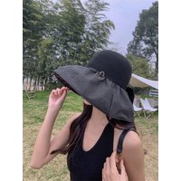 YRIIOMO Sonnenhut Damen-Freizeit-Sonnenschutz-Hut mit Schleife, atmungsaktiver Sonnenschutz-Hut. von YRIIOMO