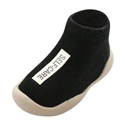 Kleinkind Schuhe Krabbelschuhe Baby Lauflernschuhe Weicher Boden Socken Schuhe Baby Krabbelschuhe Atmungsaktiv Bodensocken rutschfeste Bodensocken Schuhe Kleinkinderschuhe Strick Weiche Sohle Socken von YSSH