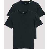 YTWOO T-Shirt 2er Pack, Männer T-Shirt Basic, schwere Bio-Baumwolle, 220g/m² von YTWOO