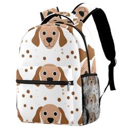 Reiserucksack für Herren, Rucksack für Damen, Cartoon-Hundepfotenabdrücke, Rucksack von YTYVAGT