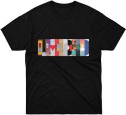 YUAI T-Shirt Kanye Tee Big West Event Boy Shirts Neuheit Geschenk für Männer Mädchen Shirt Unisex Ärmel Familie Kurz Freund Frauen Mehrfarbig, Schwarz , 56 von YUAI