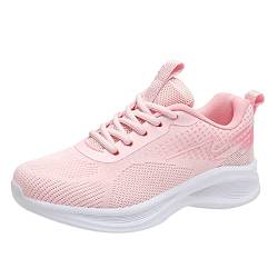 Sneaker Damen Schuhe Sportschuhe rutschfeste Plateau Shoes Fitnessstudio Walkingschuhe Elegante Halbschuhe Frauen Bequeme Joggingschuhe für Outdoor Fitness Gym Walkingschuhe von YUE