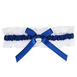 YUEMION Strumpfband Blau Hochzeit,Strumpfband Hochzeit, Blaues Strumpfband Hochzeit,Braut Geschenk(Blau) von YUEMION