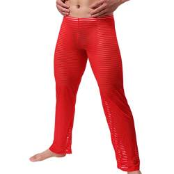 Men's Lingerie Thong Underwear Sexy Soft String Bikini Underpants, Hose Rot, XL von YUFEIDA